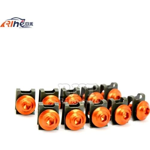 10 pieces 6mm motorcycle fairing body screws for 1290 Super R 1290super 390 Honda CB600F CBR600F CB CBR 600F