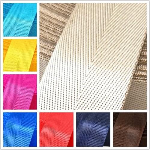 2 yards 38mm High Quality Strap Nylon Webbing Herringbone Pattern Knapsack Strapping Sewing Bag Belt Accessories