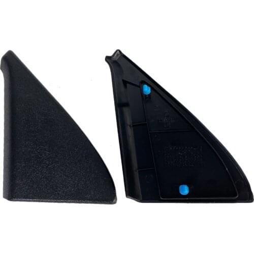 Beler 1 Pair Door Mirror Cover Trim Panel Mount Triangle with Clips 191837993 191837994 fit for VW Golf Jetta GTI GLI MK2