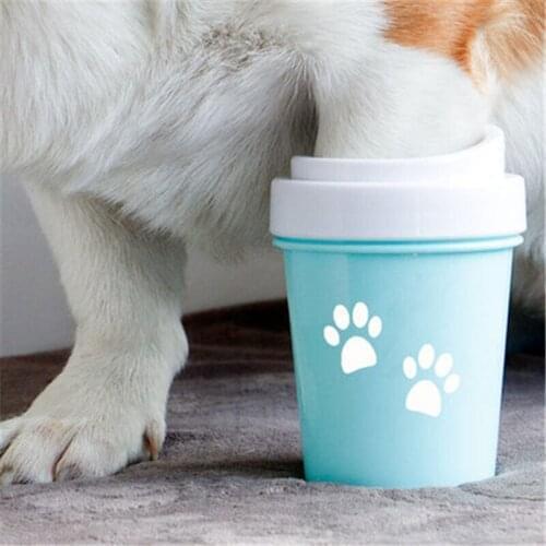 Dog paw cleaner cup Soft Silicone for Dogs Foot Wash Tool Pet Feet Washer Portable Cat Dirty Paw Cleaning Wash Brush Cup