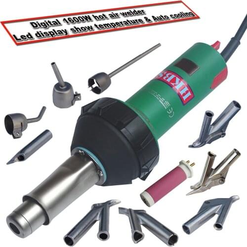 220V 1600W digital Plastic welding Gun/Plastic welder/Hand held hot air gun/ Hot Air Torch Plastic Welding Gun Welder Pistol