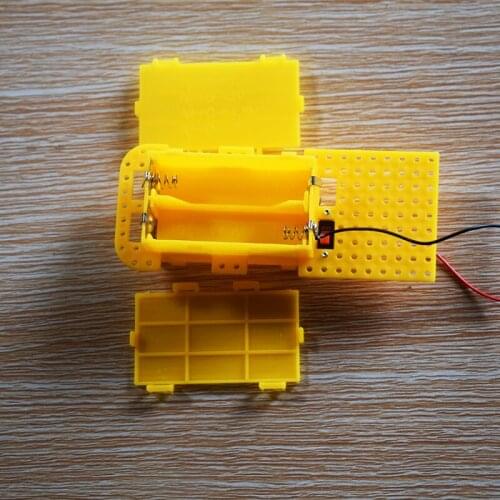 New 3V/4.5V/6V AA Battery Holder Case Storage Box Wire Leads diy toy accessories/technology model parts baby toys for children