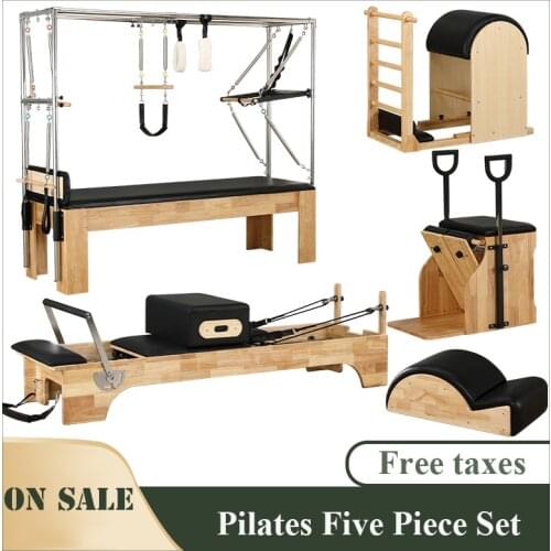 Five-piece Yoga Correction Equipment Balance Steady Chair Ladder Bucket Cadillac Core Bed Pilates Equipment