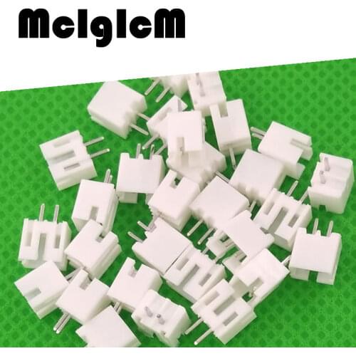 MCIGICM 2000pcs male material PH2.0 2mm 2 pin Connectors Leads pin Header PH-2A straight 2.0mm pins Free shipping
