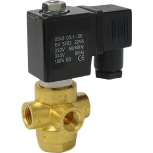 3/2 way VXD Series Multifunction Air Control Reversing Solenoid Valve For Air Compressor AC220V G1/4 Free Shipping Valve