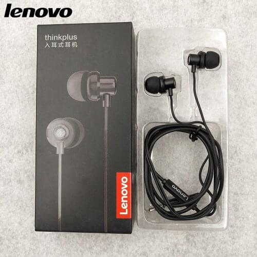 Original Lenovo TW13 Thinkplus 3.5mm Stereo Bass Wired Earphone With Micphone For Lenovo Z5 Z6 K5 K5S Pro ZUK Z2 Xiaomi Mi CC9 E