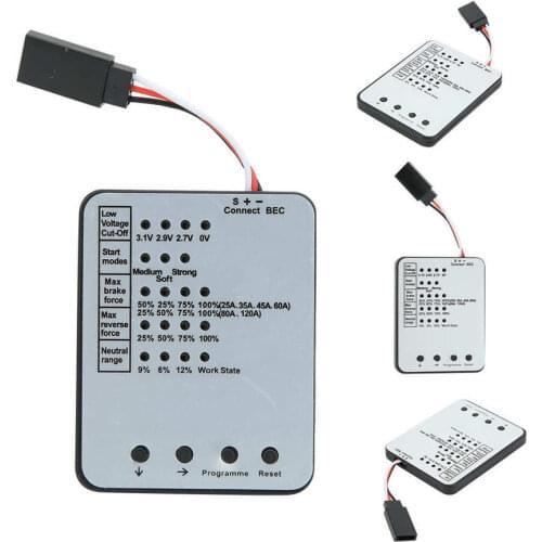 SURPASS HOBBY RC Car ESC Series LED Programing Card For RC Car 25/35/45/60A/80A/120A/150A ESC Electronic Speed Controller