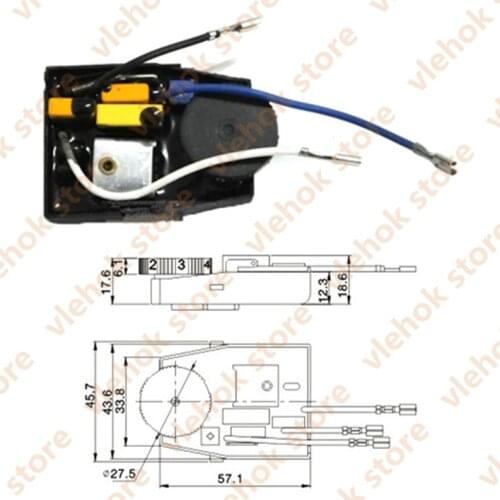 Speed Governor regulator replace for BOSCH DeWALT HITACHI MAKITA Angle Grinder Power tools accessories Electric tool part