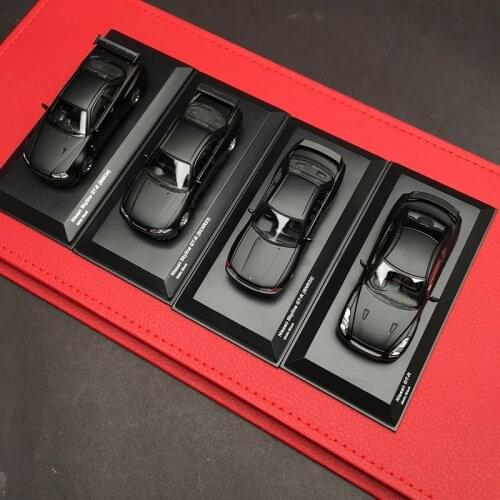 Kyosho 1:64 Nissan Japanese God of War GTR R34 R32 R33 R35 4-car Suit Simulation Metal Diecast Model Cars Kids Toys
