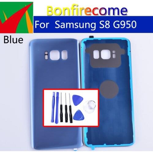 S8 Battery Back Cover For Samsung Galaxy S8 G950 G950F G950U G950W Rear Housing Battery Door Case Replacement