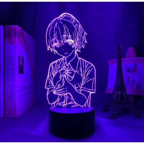 Anime 3d Lamp A Silent Voice for Bedroom Decor Nightlight Kids Birthday Gift Manga Gadget A Silent Voice Led Night Light Bedside