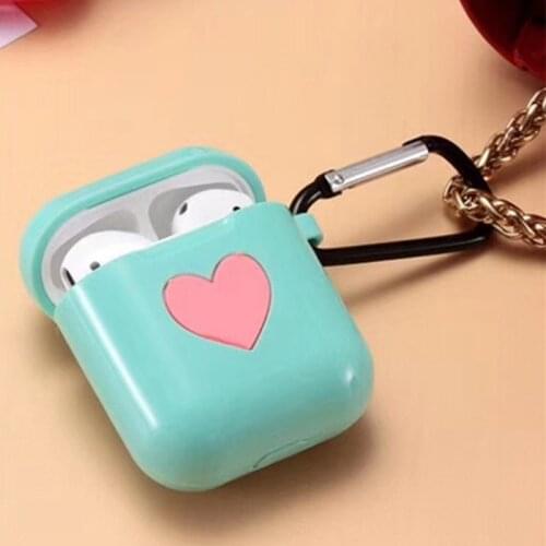 Anti-lost Cute Sweetheart TPU Silicone Soft Charging Case Protective Cover Skin for Airpods
