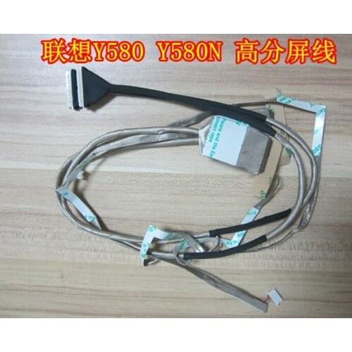 Video screen Flex cable For Lenovo Y580 Y580N Y580A laptop LCD LED Display Ribbon cable QIWY4 DC02001F210