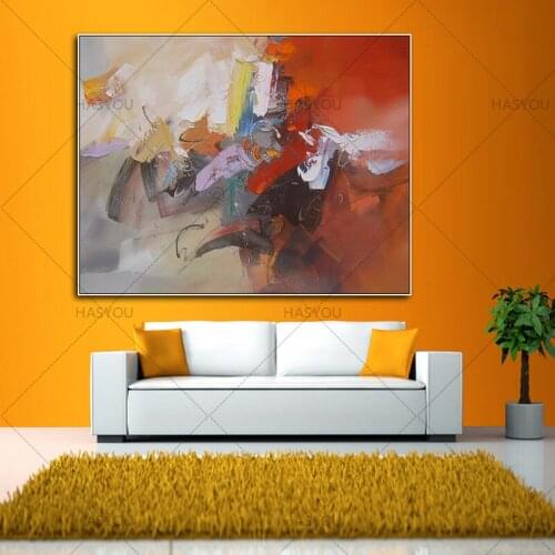 Unframed Handpainted On Canvas oil painting Wall Art Abstract Modern Palette Knife Oil Painting for Home wall Decoration Sets