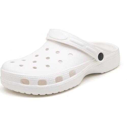 Men Sandals Hole Shoes Men Beach Shoes Light Sandals Home Slippers Outdoor Summer Wading Sneaker Leisure Shoes