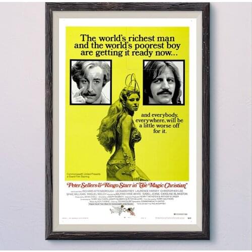 N465 THE MAGIC CHRISTIAN (2) Vintage Classic Movie Wall Silk Cloth HD Poster Art Home Decoration Gift