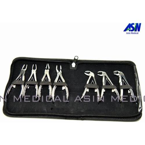 New arrival Dental forceps for childrens tooth forceps of suit for childrens tooth forceps Tooth extraction kit 7 pcs a kit