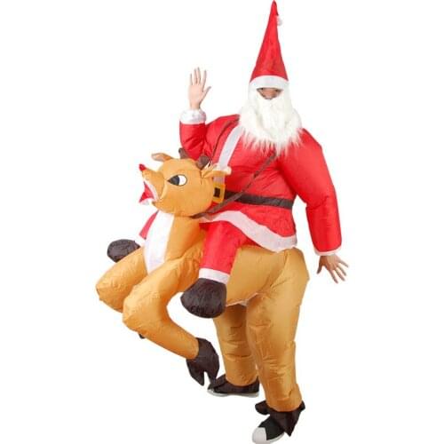 Christmas tree Inflatable costume Santa Claus Halloween Cosplay Unisex Costume Father Christmas Tree Reindeer Inflated costume