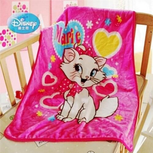 Cartoon Cute Pink Marie Cat Lilo & Stitch Babies Children Blanket Throw 70x100cm Cobertor Kids Pet on Crib Plane Sofa Bed Cover
