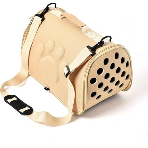 Folding Pet Carrier Cage Collapsible Puppy Crate Handbag Carrying Bags Pets dog cat backpack Supplies WJ51226