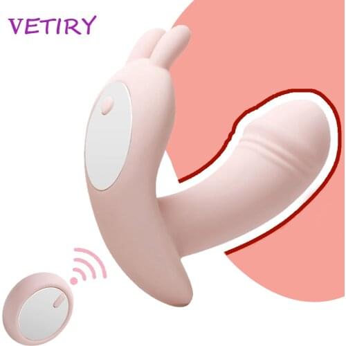 VETIRY Wearable Panties Vibrator Remote Control Dildo Vibrator 10 Speed Sex Toys for Woman Vibrating Egg Clitoris Stimulation