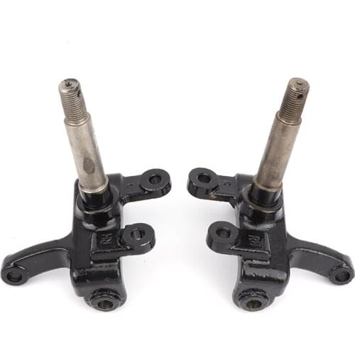 1Pair Steering Strut Knuckle Spindle Fit For China ATV 50cc 70cc 110cc Disc Brake Wheel Hub Go Kart Buggy UTV Bike Parts