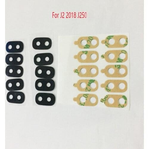 10pcs-100pcs/lot Rear Back Camera Lens Glass Cover For Samsung Galaxy J2 pro 2018 Grand Prime Pro J250 with Adhesive Sticker