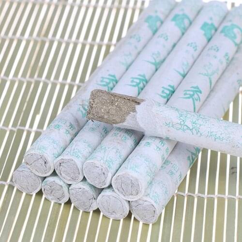 10Pcs/box Smokeless Moxa Roll Rolls Stick Traditional Chinese Acupuncture Massage Moxibustion Roller Mugwort Artemisia Box