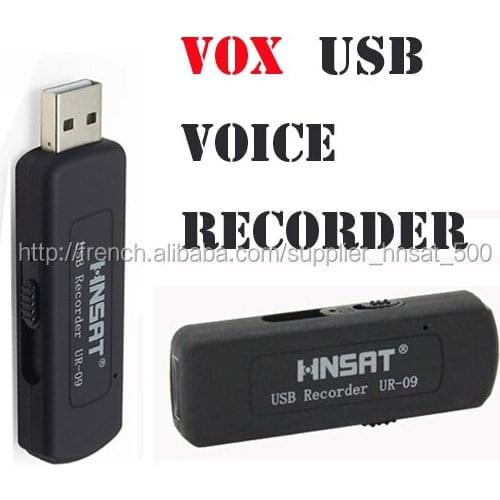 15 Hours Voice Audio Recorder Digital Hidden Privat Records Black Color Plastic Packaging