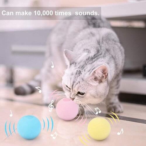 3PC/Set Interactive Cat Toy Simulation Sound Pet Ball Toys Catnip Funny Toy Kittens Self Play Training Toys Pet Accessories