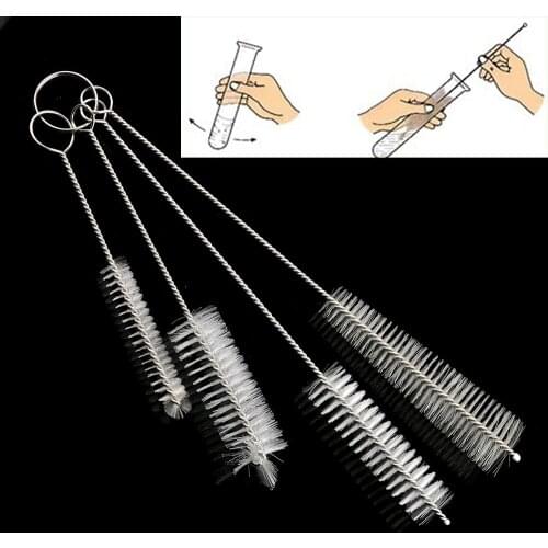 4 Pcs/set Multi-Functional Tools Brush Spray Brush Kettle Bottles Test Tube Small Mouth Cleaning Brush Bottle Cleaning Tools