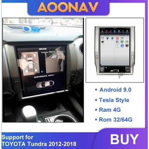 Car auto radio multimedia player for TOYOTA Tundra 2012-2018 2din android car stereo autoradio vertical screen DVD player