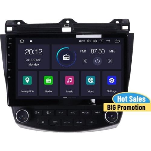 360 Cameras Car Radio Stereo Receiver Android For Honda Accord 2003 2004 2005 2006 2007 GPS Player Auto Audio Head Unit