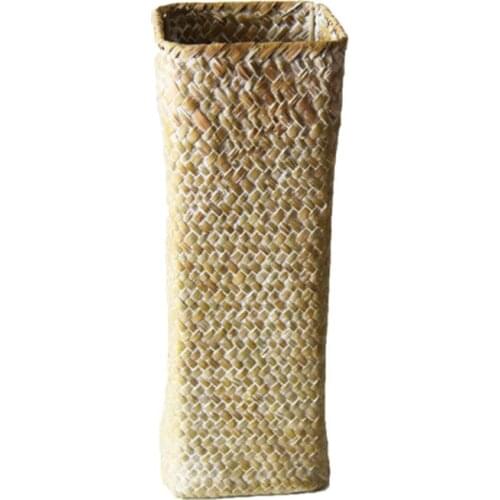Vases Flower Basket Bamboo Baskets Weddings Hand-Woven Decorative Portable Rattan Woven Events Mini Handbag