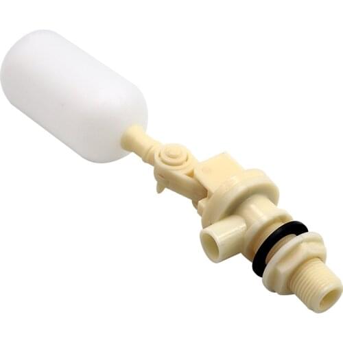 DN15B White Plastic Adjustable Auto Fill Float Ball Valve Water Control Valve For Water Tower Water Tank cow water bowl