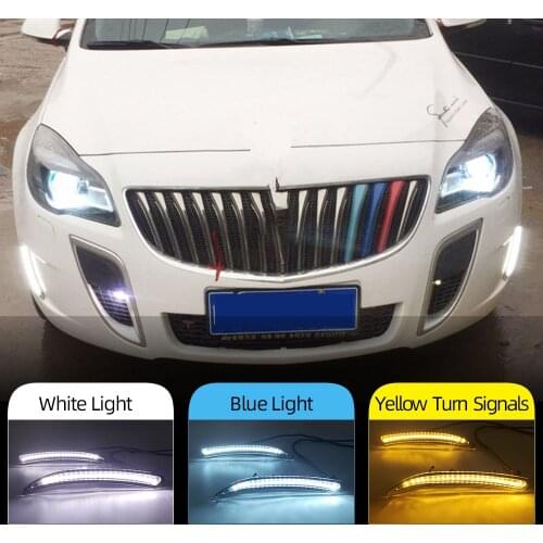 CSCSNL 12V LED DRL Daytime Running Light with turnning signal For Buick Regal GS Opel Insignia 2010 2011 2012 2013 2014 2015
