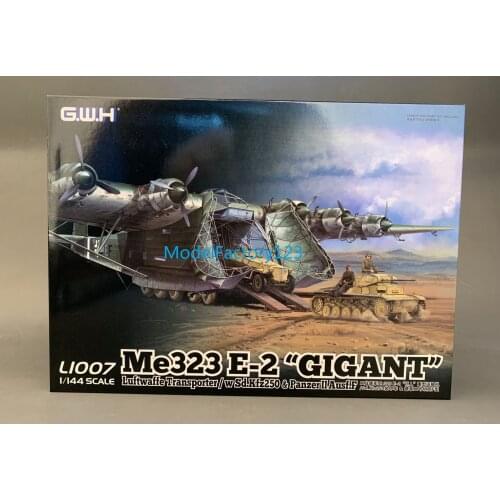Great Wall L1007 1/144 SCALE ME323 E-2"GIGANT"LUFT WAFFE TRANSPORTER/W SD.KFZ 250
