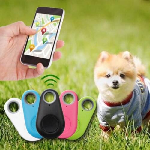 Mini Fashion Smart Dog Pets Bluetooth 4.0 GPS Tracker Anti-lost Alarm Tag Wireless Child Bag Wallet Key Finder Locator