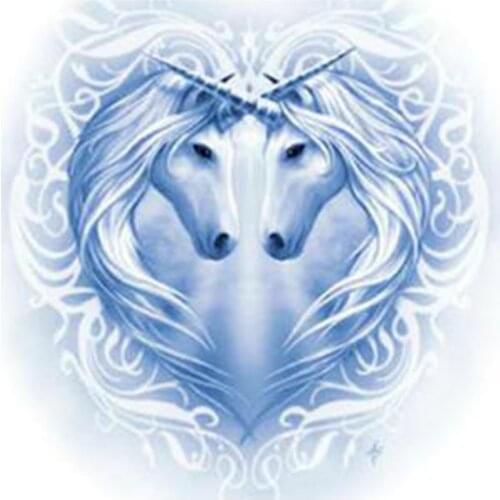 New Arrivals 5D DIY Full Round Diamond Painting Cartoon Unicorn Cross Stitch 3D Embroidery Rhinestone Mosaic Home Decor Y1421