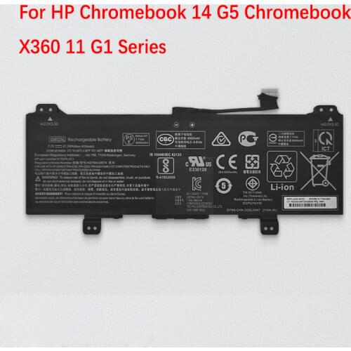 Original GM02XL New Laptop Battery For HP Chromebook 14 G5 Chromebook X360 11 G1 Series 917679-271 HSTNN-DB7X HSTNN-UB7M GM02