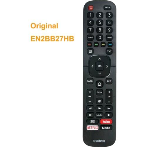 Original EN2BB27HB Fit For Hisense TV Remote Control H32A5600 H32A5840 H43A6100 H43A6140 H43B7100 H50B7300 H55B7500 EN2BB27H