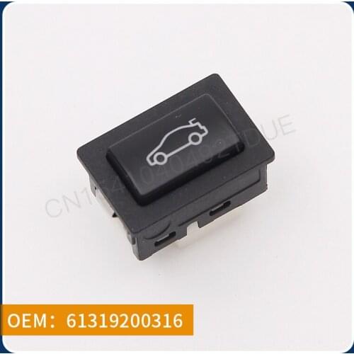 Suitable for BMW 3/4/5/6 series F25/E89 trunk lid switch tail door switch button 61319200316 auto parts