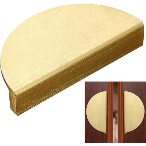 Modern Semi Circle Cabinet Handles Door Pull Half Round Drawer Knob Cabinet Pulls Drawer Cupboard Handle Hardware Accessories