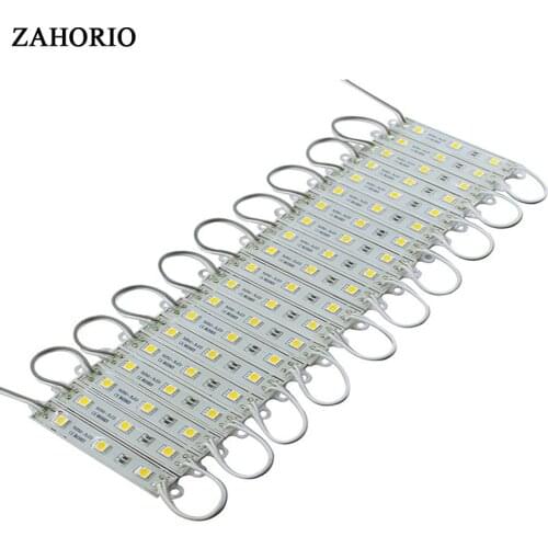LED Module 5050 3 LED DC12V Waterproof Advertisement Design LED Modules White RGB Color Super Bright Lighting 10PCS/Lot