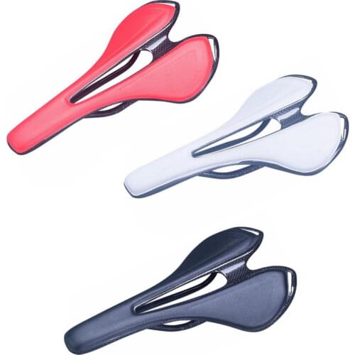 Carbon saddle carbon+ leather saddle bicycle carbon TOUPE leather saddle bicycle seat road seat 118g bicycle saddle