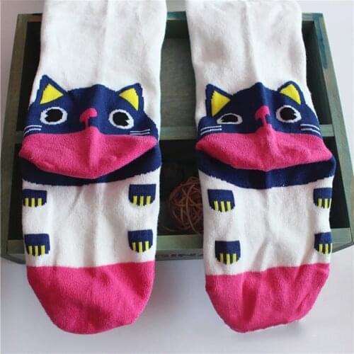 Spring Autumn childrens Tights Girls Stockings Cute Cat Pattern Fashion Soft Cotton Pantyhose Dance Tight Brand Kid Clothing