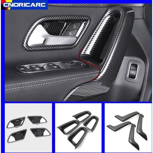 Car Inner Armrest Handle Cover Trim Decoration For Mercedes Benz A Class A180 200 CLA C118 Interior Door Bowl Accessories