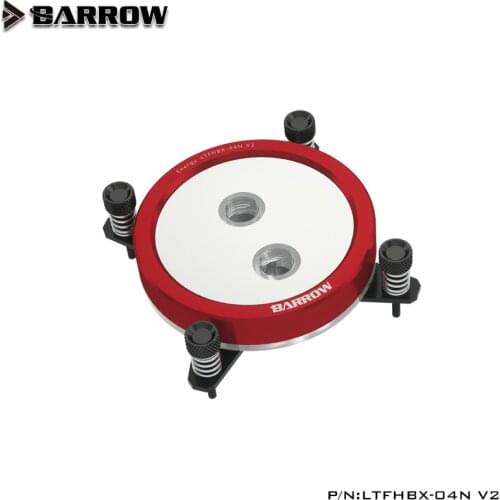 Barrow CPU Water Block use for INTEL LGA 2011 2066 X99 X299 Acrylic + Copper Radiator RGB 5V GND to 3PIN Hearder in Motherboard