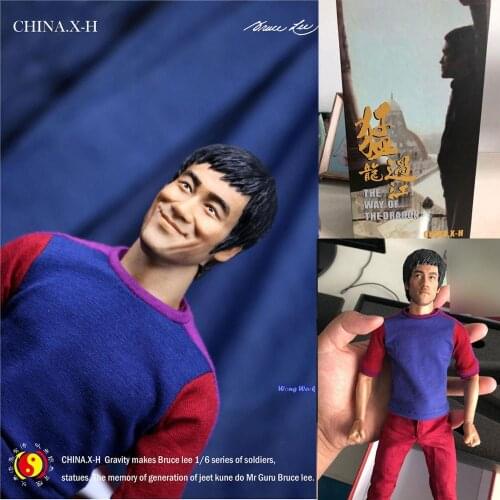 Wong Work IN STOCK CHINA.X-H Bruce Lee Way of the Dragon 1/6 Model Figure Deluxe Edition