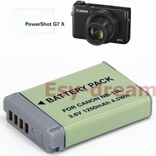 NB-13L NB13L 13L Camera Battery For Canon PowerShot G7X G7 X Mark II SX730 G5X G9X SX720 SX620